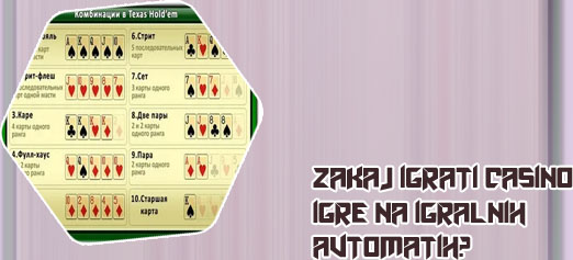 Poker avtomati Brezplačne igre slovenija